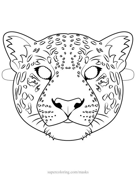 3726×4823 Cartoon Jaguar, Mask Coloring Page, Animal Mask Templates, Jaguar Mask, Lion Face Mask, Printable Animal Masks, Tiger Mask, Coloring Page Free Printable, Masks Crafts