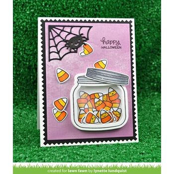 Lawn Fawn CUTE COBWEB Lawn Cuts LF1492 at Simon Says STAMP! Halloween Cards Diy, Mason Jar Cards, Carte Halloween, Halloween Cards Handmade, Lawn Fawn Stamps, Lawn Fawn Cards, Honey Bee Stamps, Set Ideas, Halloween Card