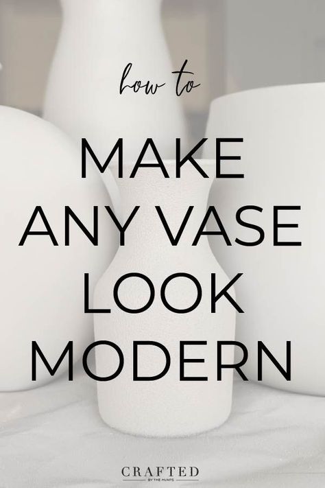 Floor Vase Makeover Diy, Painting Metal Vases Diy Ideas, How To Style Vases Living Rooms, Large Vase Makeover Diy, Best Vases On Amazon, Refinish Ceramic Vase, Thrift Store Vase Makeover, How To Style Vases, Old Vases Repurpose