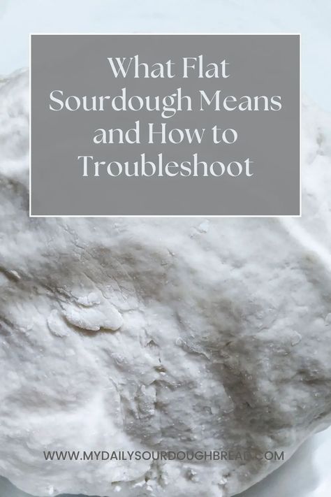 If you find yourself frustrated with flat sourdough bread, don't worry! There are ways to troubleshoot and improve your results. Start by identifying the underlying causes and making necessary adjustments. From examining the fermentation process to evaluating proofing times, flour choices, handling techniques, and baking methods, this troubleshooting guide has insights and practical tips to help you achieve your loaves' desired rise and structure. #flatsorudoughbread #sourdough #bakingmethods No Rise Bread, Sourdough Bread, Bread, Baking