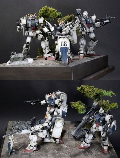 08th Ms Team, Gundam Diorama, Hello Photo, Custom Gunpla, Sci Fi Anime, Digital Sculpture, Gundam Wallpapers, Lego Pictures, Gundam Custom Build