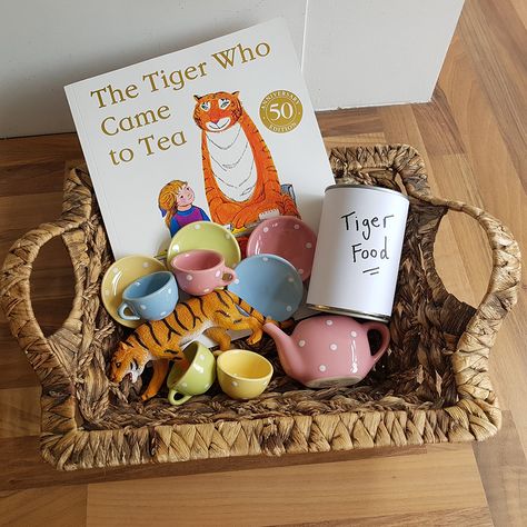 The appeal of Treasure Baskets Book Sensory Bins, Story Sack Ideas, Story Bags, Story Baskets, Tiger Who Came To Tea, Story Sacks, Story Sack, Treasure Basket, Eyfs Classroom