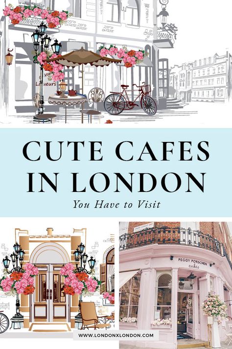 Best Places To See In London, Cute Cafes In London, Must Do London, Best Cafes In London, Cool Places In London, Cafe Royal London, London Honeymoon, London Trip Planning, Cutest Cafes