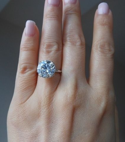 Huge Ring 5ct Diamond Ring, Huge Ring, Thick Gold Ring, Round Solitaire Rings, Fine Engagement Rings, Holy Moly, Round Solitaire, Wedding Rings Solitaire, Round Cut Engagement Rings