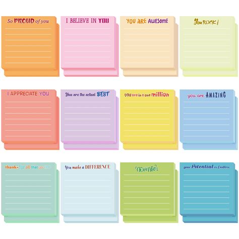 Inspirational Sticky Notes, Teacher Office, You Make A Difference, Nurse Office, Memo Notepad, Nursing Teacher, Appreciation Quotes, Life Quality, Notes Gift