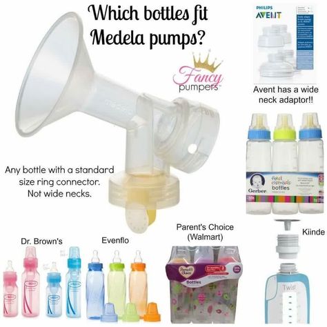 What bottles fit Medela pumps Medela Pump In Style, Medela Pump, Baby Sleep Problems, Nursing Tips, Breastfeeding And Pumping, Breast Pump, Breastfeeding Tips, Everything Baby, Breast Pumps