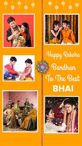 Raksha Bandhan Photo Collage Instagram Story Photo Collage Instagram Story, Collage Instagram Story, Raksha Bandhan Photos, Happy Rakhi, Rakhi For Brother, Green Beach, Happy Rakshabandhan, Photo Collage Template, Collage Template