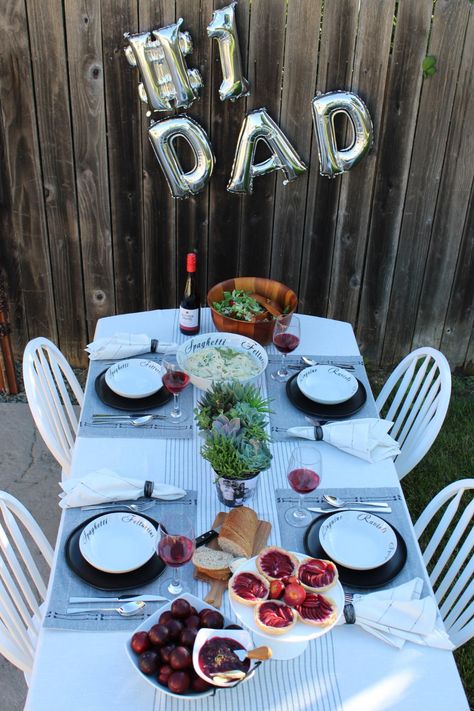 Fathers Day Dinner Ideas Decor, Fathers Day Dinner Ideas, Fathers Day Lunch, Dinner Party Ideas, Diy Father's Day Crafts, Bay Area California, Arts Ideas, North Bay, Birthday Table