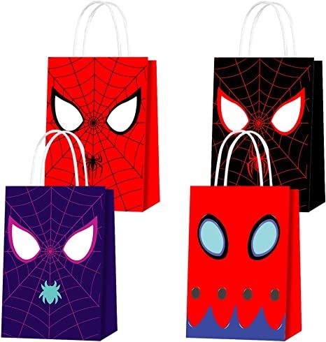 AmazonSmile: Spidey Party Supplies Favors -16 Pcs Spider Hero Party Bag Spidey Favor Bag Spider Web Bags : Toys & Games Spidey And Friends Party, Spidey Party, Spiderman Theme Party, Spider Party, Birthday Party Favor Bags, Friends Birthday Party, Spiderman Theme, Spiderman Birthday Party, Man Crafts