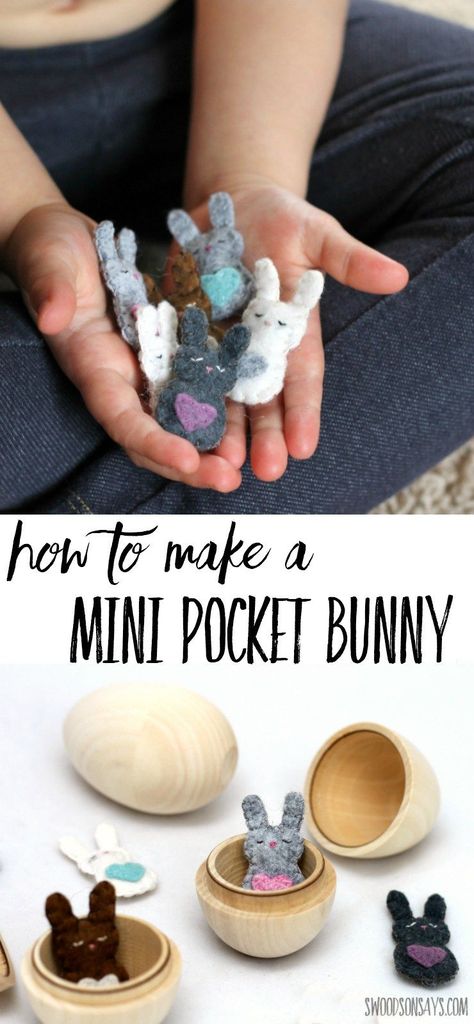 Diy Ostern, Felt Bunny, Tiny Bunny, Beginner Sewing Projects Easy, Leftover Fabric, Sewing Projects For Beginners, Sewing Gifts, Sewing For Beginners, Sewing Tips