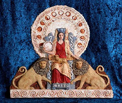 "OUR LADY OF MOUNT IDA"  This is the great mother goddess Cybele from Anatolia / Asia Minor, where present day Turkey is.  She was known to the Romans a Magna Mater. Pagan Gods, Goddess Sculpture, Ancient Goddesses, Oh My Goddess, Roman Gods, Antique Images, Mother Goddess, Goddess Art, Greek Art