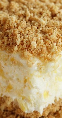 Pineapple Dream, Pineapple Dream Dessert, Dream Dessert, Pineapple Dessert Recipes, Pineapple Desserts, Pineapple Recipes, Deilig Mat, Piece Of Cake, Food Cakes