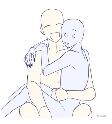 Hug Pose, Hugging Drawing, Couple Poses Drawing, Base Anime, Drawing Body Poses, Couple Poses Reference, Ship Drawing, Body Pose Drawing, 인물 드로잉