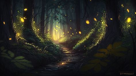 forest,glowworm,night,insect,summer,summer night,summer day,glow,bright light,illustration,summer fireflies,summer firefly,float,firefly decoration,girl,starlight,cartoon,summer illustration,summer solstice fly,decorative pattern,blue,midsummer night,summer solstice,small lights Aesthetic Fireflies, Forest Ambience, Misty Night, Forest Stream, Forest Department, Forest Background, Night Background, Forest Illustration, Night Forest