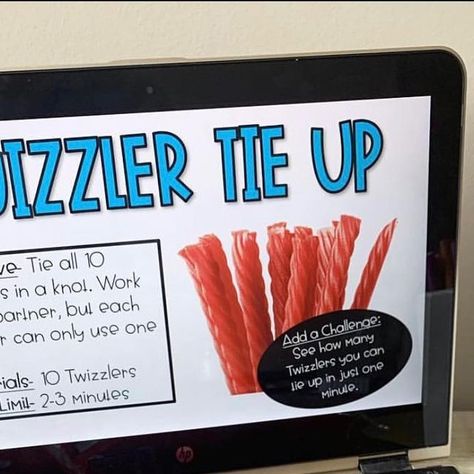 Twizzler Tie Up Game, Back To School Team Building Activities, Elementary Team Building Activities, Teacher Team Building Activities, Team Building Activities For Kids, Teacher Team Building, 3rd Grade Games, School Team Building Activities, School Team Building