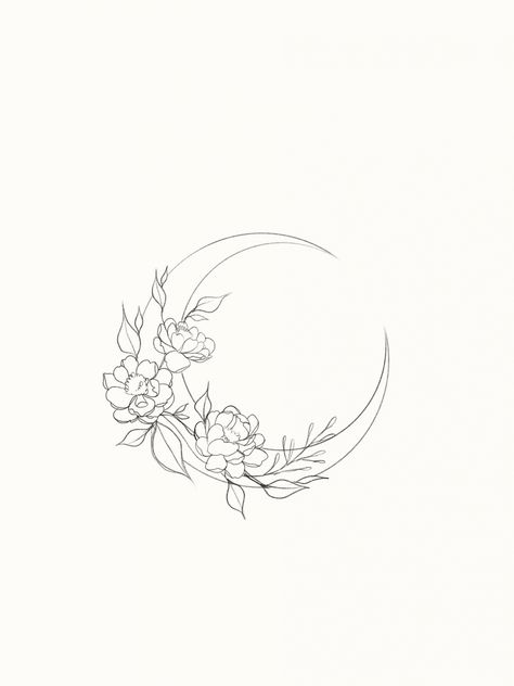 Looking for a floral sun drawing/sketch counterpart to the moon in the picture #tattoosforwomen #tattooideas Acab Tattoo, Bodysuit Tattoos, Tattoo Moon, Couple Drawing, Flower Drawings, Drawing Eyes, Drawing Faces, Aesthetic Tattoo, Trendy Flowers