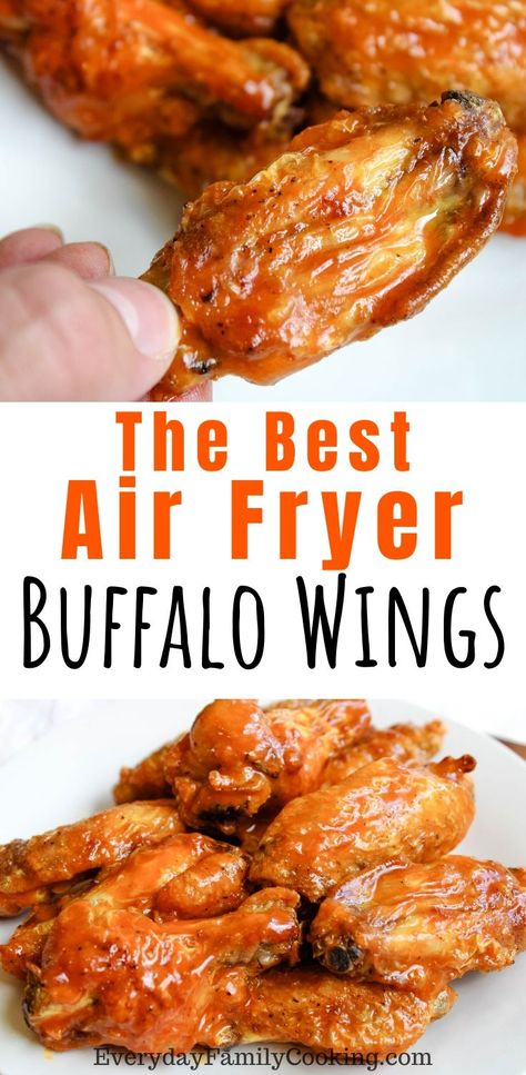 Air Fryer Buffalo Wings, Chicken Wings Air Fryer, Air Fryer Recipes Chicken Wings, Wings Air Fryer, Air Fry Chicken Wings, Air Fryer Wings, Wings Recipe Buffalo, Cooks Air Fryer, Best Air Fryer