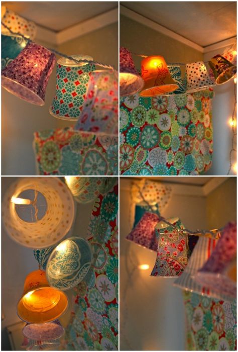 Lampe Diy, Diy Bricolage, Diy And Crafts Sewing, Diy Chandelier, Craft Wedding, Diy Lamp, Crafts For Teens, Clever Diy, Craft Tutorials