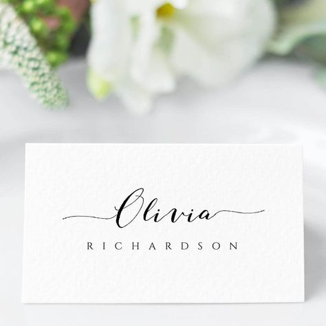 Wine Cork Place Card Holder, Wedding Table Name Cards, Wedding Planner Binder, Wedding Name Cards, Wedding Planner Printables, Wedding Place Card, Name Place Cards, Place Card Template, Table Place Cards