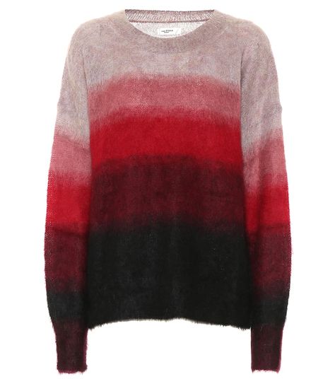 Isabel Marant, Étoile - Drussell striped mohair and wool-blend sweater | Mytheresa Long Sleeve Jumper, Sweaters Online, Knitwear Design, Wool Dress, Sweaters Knitwear, Wool Blend Sweater, Alternative Fashion, Wool Sweaters, Isabel Marant