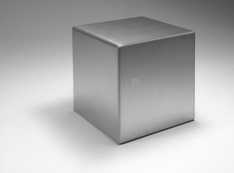 Solid metallic cube. Studio photography of a solid metal cube in light back , #affiliate, #cube, #Studio, #Solid, #metallic, #metal #ad Cube Photography, How To Shade, Dorm Room Inspiration, Cube Design, Metal Texture, Color Studies, Graphics Inspiration, Stock Photography Free, Brushed Aluminum