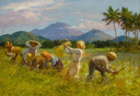 Fernando Amorsolo, Philipino Fernando Amorsolo Paintings, Philippine Painting, Amorsolo Paintings, Filipino Paintings, Colonial Painting, Fernando Amorsolo, Filipino Art, Philippine Art, Most Famous Paintings