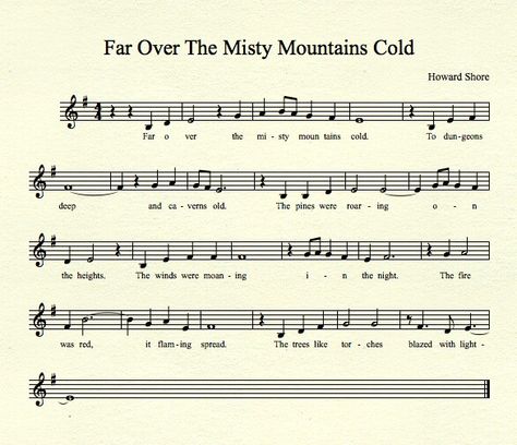 Sheet music for Far Over The Misty Mountains Cold The Misty Mountains Cold, Violin Practice, Clarinet Sheet Music, Music Lessons For Kids, Smoker Cooking, Music Tabs, Sheet Music Art, Mountain Music, Download Sheet Music