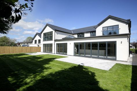 Wraparound and sidereturn house extension Double Story Extension Ideas, 1960s Renovation, Double Storey Rear Extension, Manifest House, Wraparound Extension, 1950 House, Bungalow Extensions, Double House, Extension Plans