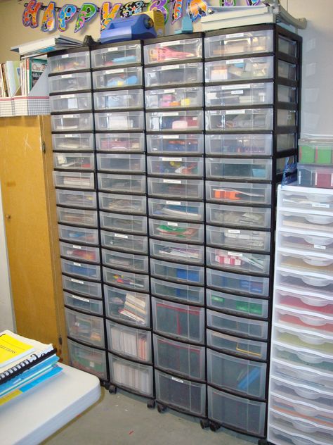 Tool and Mat Stack Storage - Scrapbook.com Organization Craft Room, Craft Closet Organization, Craft Closet, Craft Storage Organization, Storage Room Organization, Dream Craft Room, Craft Room Design, Scrapbook Room, Workshop Organization