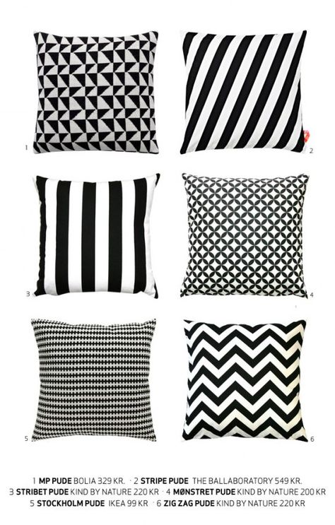 Home Makeover Ideas, Home Accessories Ideas, Black And White Cushions, Pillows Ideas, Black And White Interior, Fixer Upper Style, Black Bedroom, Home Makeover, Bedroom Black