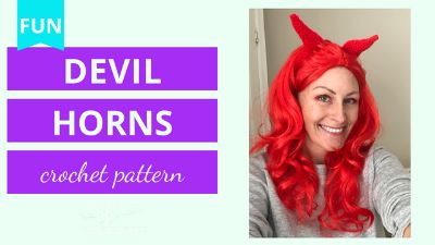 Free Crochet YouTube Tutorial Videos | Free, Fun & Easy Patterns! Crochet Devil Horns, Horns Headband, Easy Patterns, Horn Headband, Devil Horns, Headband Tutorial, Electronics Mini Projects, Crochet Youtube, Free Fun