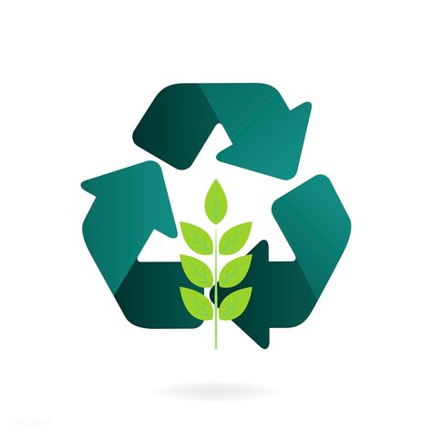 Recycle symbol environmental conservation vector | free image by rawpixel.com / sasi Jewel Packaging, Recycle Logo, Recycle Symbol, Waste Recycling, Kangen Water, Journal Making, Sustainable Art, Environmental Conservation, Digital Poster