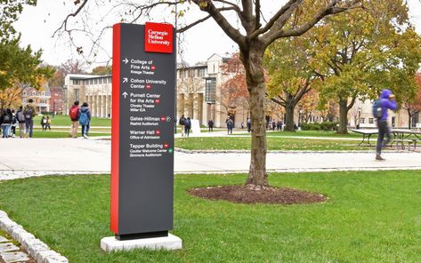 APCO Signs: Education, College, University Sign Projects College Signage Design, College Exterior, Wake Tech Community College, University Signage, Southwestern University, Wayfinding Signage Design, Directional Signage, Fine Arts College, School Campus