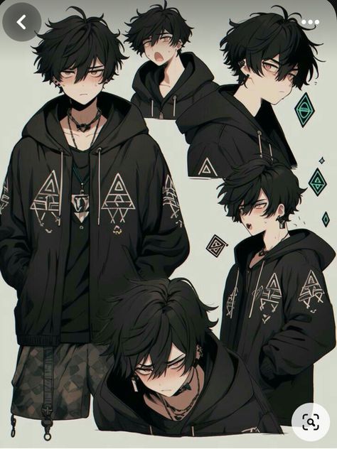 Windego Art, Black Hair Boy Art, Ghost Boy Art, Vtuber Ideas, Male Pfp, Jelly Wallpaper, Drawing Hands, Character Sheets, Drawing Faces