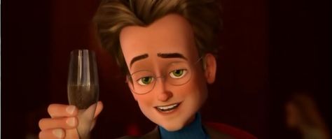 Bernard from Megamind-Probably my favorite character in this entire movie Megamind Human, Bernard Megamind, Megamind Characters, Rugrats Cartoon, Animated Movies, Art Music, Dreamworks, Disney Pixar, Pixar