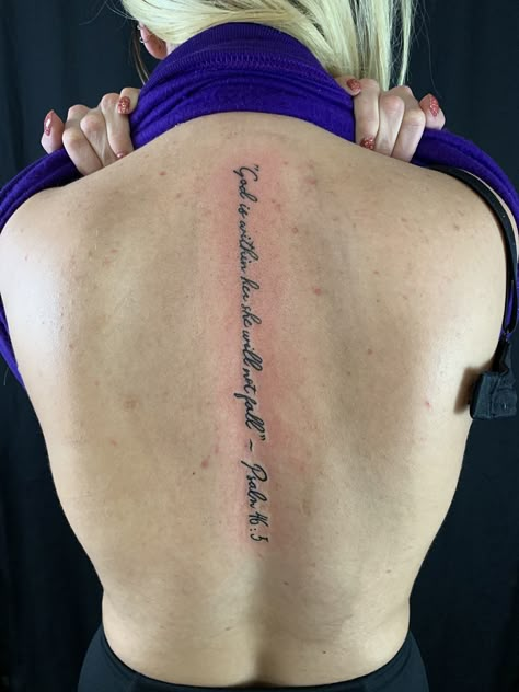 Psalms 46 5 Spine Tattoo, God Is Within Her She Wont Fall Tattoo, God Is Within Her She Will Not Fall, God Is Within Her She Will Not Fail Tattoo, God Is Within Her Tattoo, God Is Within Her She Will Not Fail Tat, God Is Within Her She Will Not Fail, Psalm 46 5 Tattoo, Christian Wrist Tattoos