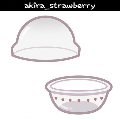 Gacha Bowl Prop, Gacha Props, Props Art, Body Drawing Tutorial, Body Base Drawing, Food Props, Cute Food Art, Hello Kitty Backgrounds, Gacha Stuff