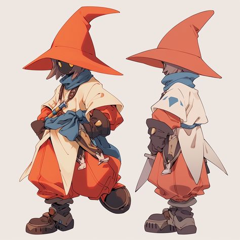 Autognome Character Art, Big Hat Character Design, Gnome Wizard Dnd, Wizard Outfit Design, Dnd Gnome Character Design, Dnd Gnome Art, Gnome Dnd Character Design, Wizard Dnd Character Design, Wizard Character Art