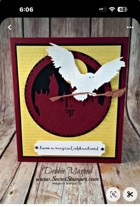 Diy Harry Potter Birthday, Carte Harry Potter, Harry Potter Birthday Cards, Harry Potter Cards, Harry Potter Free, Diy Harry Potter, Harry Potter Bday, Turning 21, Anniversaire Diy