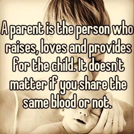 I have been blessed to have a large family, some by birth and some by adoption. Our 'blended' family is truly one filled with love, heartaches and joy. Step Mom Quotes, Adoption Quotes, Quotes Family, Quotes Truths, Momma Bear, Step Father, Baby Momma, Anything For You, Step Parenting