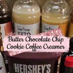 Brown Butter Chocolate Chip Cookie Coffee Creamer, Brown Butter Coffee Creamer, Craftologist Coffee Creamer, Keto Butter Cookies, Diy Coffee Creamer, Coffee Crisp, Cookie Coffee, Coffee Syrups, Flavored Coffee Creamer