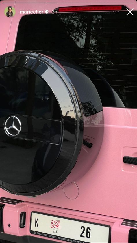 Pink Mercedes G Wagon, Pink Mercedes, Passenger Princess, Mercedes G Wagon, Car Tattoos, Mercedes Benz G Class, Car Inspiration, Pink Car, Fancy Cars