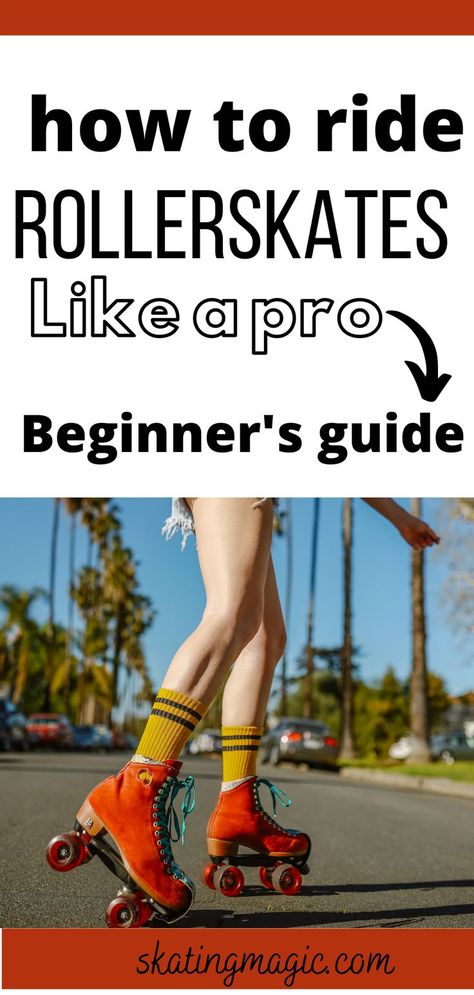 Check out our roller skating beginner tips to learn how to ride a roller skate like a pro. Best rollerskating tips for beginners. Skating Beginner, Roller Skates Workout, Best Roller Skates, Roller Skating Outfits, Skate Vibes, Derby Skates, Quad Roller Skates, Roller Skate Shoes, Derby Girl