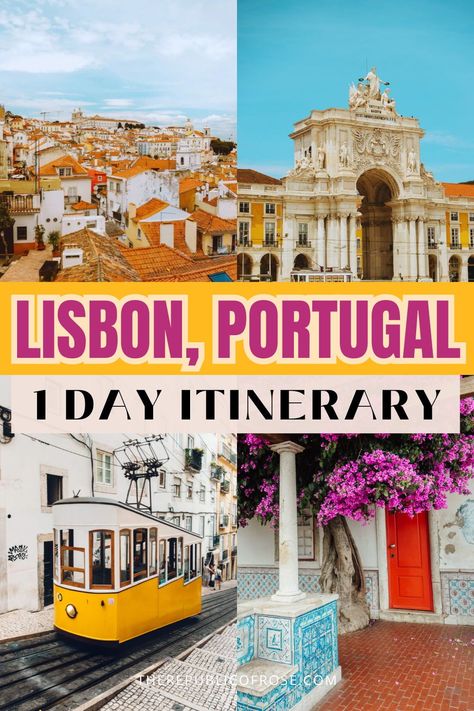 Maximize your day in Lisbon, Portugal with this detailed itinerary. Ideal for world travelers, this guide offers top travel ideas for one of the best Europe destinations. Experience the charm of Lisbon efficiently and memorably. Best Beaches In Portugal, Lisbon Guide, Lisbon Itinerary, Things To Do In Lisbon, Lisbon Travel Guide, Places In Portugal, Portugal Travel Guide, Lisbon Travel, Visit Portugal