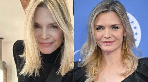 Michelle Pfeiffer stuns with new blunt bob haircut: 'A long overdue chop' | Fox News Blonde Locks, Shorter Hair, Michelle Pfeiffer, Celebrity Hair Stylist, Long Blonde, New Haircuts, Curly Hair Tips, Long Blonde Hair, Bob Haircut