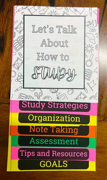 Teach your students how to study. This study guide is the perfect hands on craft to teach high school teens the most important skill of all! This activity also serves as a great tool for students to refer back to as they enhance their studying, organization, and assessment techniques. High School Organization For Students, School Organization For Teens, Effective Studying, High School Teen, Perfect Hands, High School Organization, Study Strategies, How To Study, Teaching High School