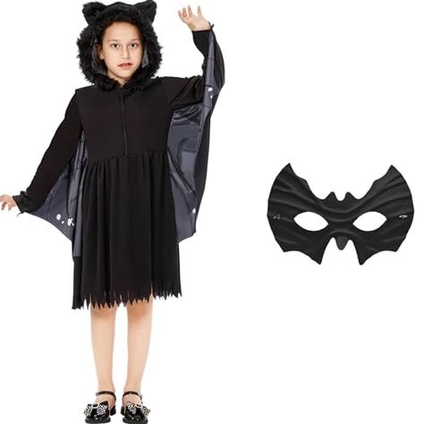 Funnlot Bat Costume for Kids, Bat Costume Bat Halloween Costumes Vampire Bat Costume for Girls Vampire Bat Costume, Halloween Costumes Vampire, Kids Bat Costume, Kids Bat, Bat Halloween Costume, Pretend Play Costumes, Vampire Halloween Costume, Bat Costume, Baby Costumes Girl