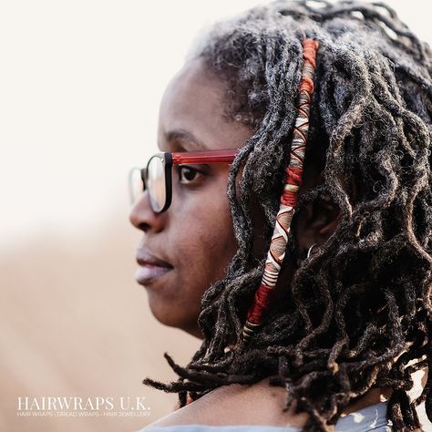 Hairwraps UK on Instagram: “I have re-jiggled my schedule to try and ensure the dozen or so new products I have waiting in the wings to upload to my website and Etsy…” Dread Wraps, Faux Locks, Dread Extensions, Dreadlock Beads, Plaits Hairstyles, Beautiful Natural Hair, Hair Wraps, Hair Braids, Bronze Color