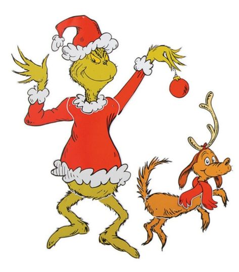 The Grinch Cartoon, Max From The Grinch, Grinch Cartoon, Character Cutouts, Grinch Drawing, Grinch Characters, Grinch Images, Christmas Window Painting, Mr Grinch