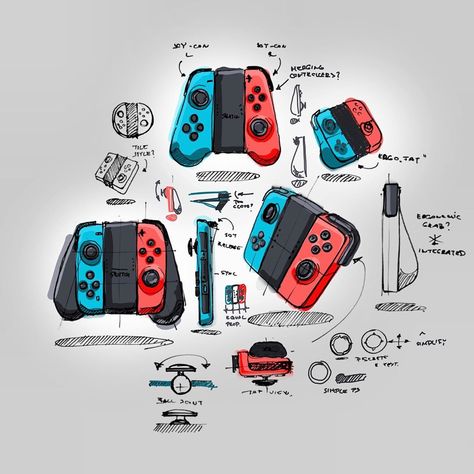 adam - industrial designer on Instagram: “Gaming system for @adv_des setchtober 06. Some fun ideations but mainly focusing on fresh and playful sketching. #sketchtober #inktober2020…” Industrial Design Concept, Graphic Design Cv, Industrial Design Portfolio, Autodesk Sketchbook, Gaming System, Props Concept, Industrial Design Trends, Sketchbook Pro, Design Theory